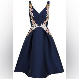 Chi Chi London navy floral dress UK22 US18
